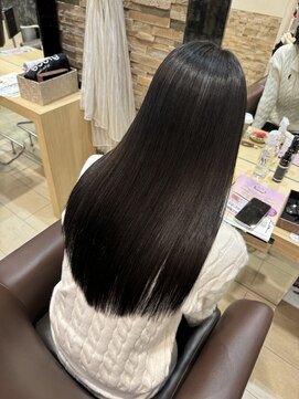 グレースバイハピネス(grace by happiness) 髪質改善 縮毛矯正 ナチュラルストレート 韓国レイヤー ロング