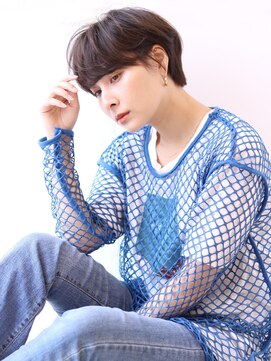 オーロ 宝塚店(ORO) 20代30代40代50代ボブルフネビージュ小顔ワンレンショート