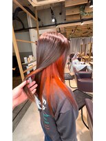 トゥルース 獨協大学前店(Hair&Make TRUTH) オレンジインナーカラー
