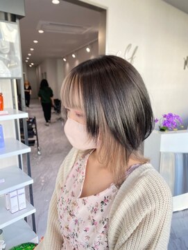 エル(L by truecreation) ブリーチ/髪質改善/春日部/ダブルカラー/ハイライト/学割U24