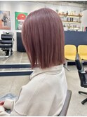 【天神.大名.今泉】ブリーチあり春ピンクベージュ