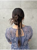 お呼ばれヘアアレンジヘアセット