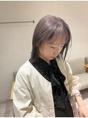 色落ちが綺麗なラベンダーカラー