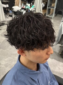 ビカムメンズヘアー 栄店(become men's hair) 波巻きパーマ/メンズパーマ/マッシュ/カラー/名古屋/栄