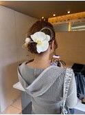 シニヨンアレンジ