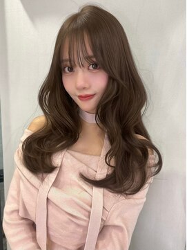 リッカ(LICCA) (licca内堀) トレンド顔まわりカットで叶う、韓国風ロングヘア