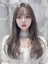 オリンテ バイ レシッド 表参道(orente by rcid)&nbsp;韓国レイヤーロング美髪グレージュアッシュインナーグレージュ