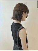 ボブ/外ハネ/韓国/韓国風/くびれ/髪質改善/ミニボブ