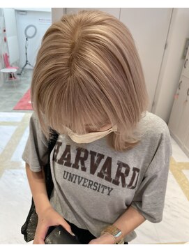ホープ(hope) レイヤー/ハッシュカット/ミルクティー/大阪梅田