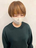 ラトリエコンタン(L´atelier Content)&nbsp;【asuka】マッシュショート　デザインカラー　ポイントブリーチ