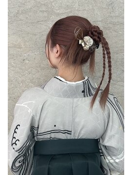 2026年　卒業袴レンタル　ヘアセット　フルセット　着物