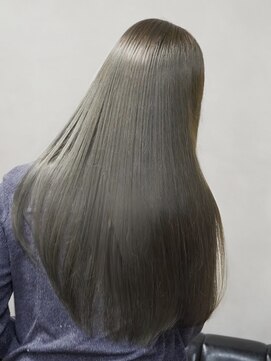 アリー 原宿 表参道(ALLY) ALL 松村潤髪質改善×ブリーチなしカラーオリーブグレージュ