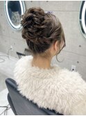 高めアップ/心斎橋ヘアセット