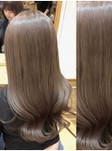 ナチュラル垢抜けマロングレージュ