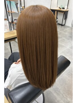 イチパーセント 横浜(1%) イメチェン/ピンクベージュ/初カラー/前髪/横浜/卒業