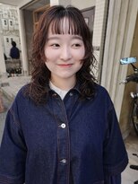 エヴリンアンドペイジ(Evelyn&paige) ニュアンスパーマ/くるくるパーマ【神戸元町/水原】