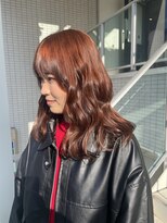 ケシキ 立川 立川南口(keshiki)&nbsp;orange brown♪　レイヤーカット