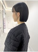 ボブ/切りっぱなしボブ/顎上ボブ