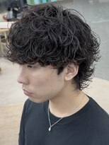 ノードオム 栄(NODE HOMME)&nbsp;シャドウパーマニュアンスパーマ波巻きスパイラルパーマ名古屋栄