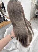 透明感グレージュ