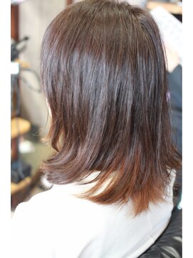 オーバーキャプテンネイキッド(OVER CAPTAIN NAKED) 白髪も染まる新しい２トーンカラー＊セミディ