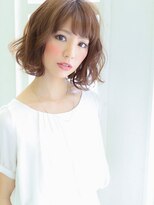 ティーノ(TINO by ganesha)&nbsp;ゆるウェーブが可愛いおしゃれショートボブ