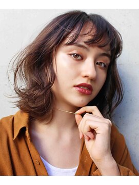 ソルトウォーター(SALT WATER) 外国人風レイヤーボブ ハイライトベージュ