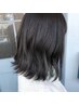 【肌に優しい】似合わせカット+ヘアマニキュア(白髪染め)¥10000→¥9500