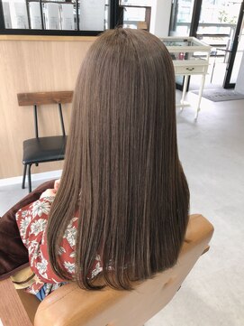 テラスヘア 新潟駅南(TERRACE hair) ブリーチなし透明感ミルキーベージュ