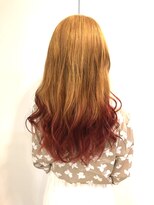 オルオルヘアー (oluolu hair)&nbsp;ゴールドＸレッド