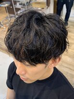 フィフス(fifth) コンマヘア 無造作マッシュ スパイラルパーマ ツーブロック