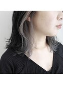グレーのインナーカラー
