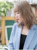 くせ毛風カール外人風カラーウェットヘアa戸頭10代20代30代
