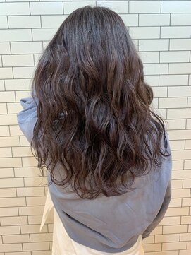 オーストヘアジジ(Aust hair Gigi) ハイライトカラー☆ラベンダーグレージュ ヨシンモリ