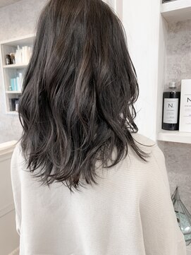 キャアリー(Caary) 福山市美容室Caary人気ダークグレージュ/シースルーハイライト