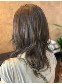 大人かわいいレイヤースタイル☆透明感シアーアッシュブラウン