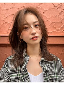 リベルタ(liberta) 小顔くびれレイヤー×チョコレートラテカラー［liberta/植松