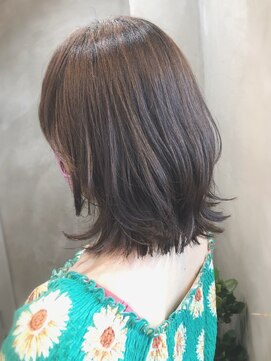 ソイルバイロミー(soil by ROMMY) 【切りっぱなし】のくびれミディアム!/横浜髪質改善