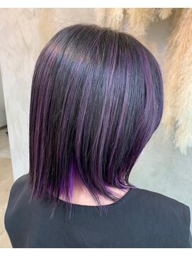 フリーダムメルシー(freedom Merci) ■パープルメッシュとインナーカラー