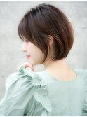前髪あり大人ショートボブ20代30代40代【AIN.表参道】川原大地