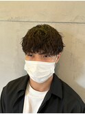 滋賀、南草津、メンズ美容室、波巻きツイストスパイラルパーマ