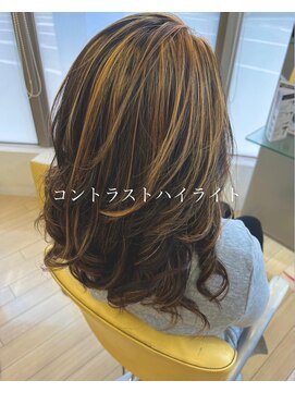 ハピネスヘアデザイン(Happiness) コントラストハイライト