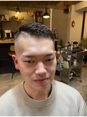 skin fade & iron perm