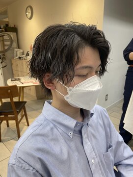 テトラ バイ ネオリーブ 横浜西口店(tetra by neolive) 横浜★メンズミディアムのツイストスパイラル