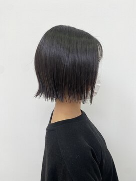 アッシュ 町田駅前通り店(Ash) 【Ash町田駅前通り店 清水重人】切りっぱなしボブ