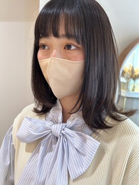 アンド ラ ブランシュ(&.La Blanche) ショコラアッシュ/ヘルシースタイル/縮毛矯正/ストレート