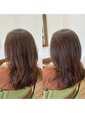 デュアル(dual) 50代／定期カット☆セミロングヘア
