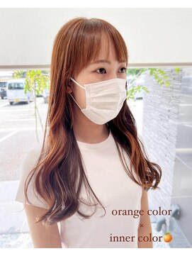 ムーブヘアピュア(MOVE HAIR pure) 秋も大人気オレンジカラー