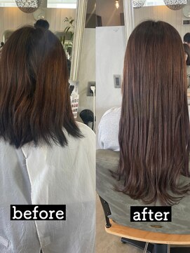 シェル 津山の手店(shel) シールエクステ80本20代30代40代シールエクステ大人ダークカラー