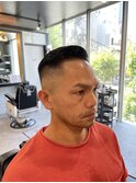 MEN’S HAIR /ブルーブラック/ ハイスキンサイドパート